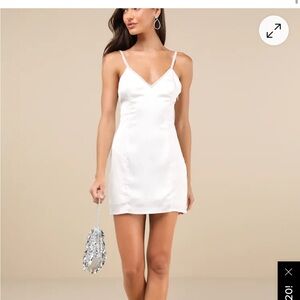 Elegant White Mini Dress